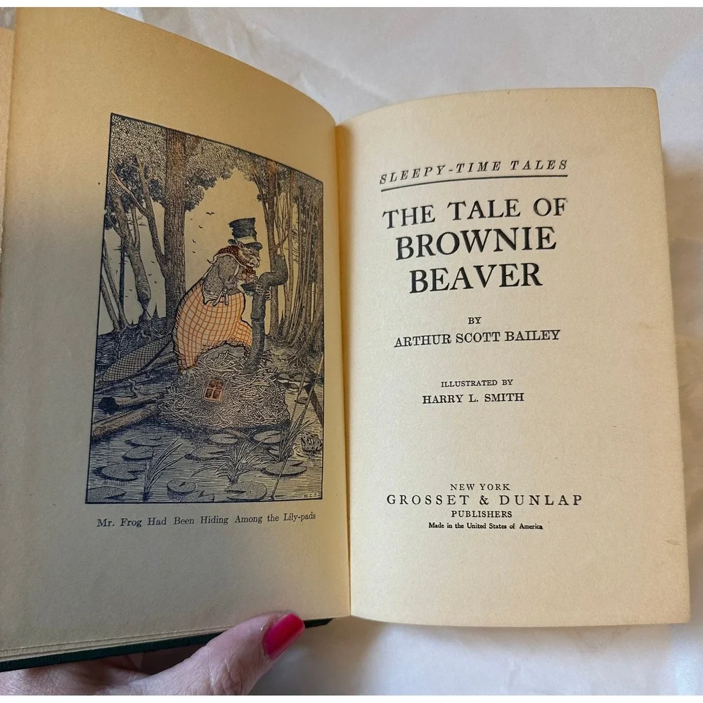 1916 The Tale of Brownie Beaver by Arthur Scott Bailey